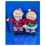 Cabbage Patch Kids Christmas Elf Dolls Duo