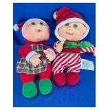 Cabbage Patch Kids Holiday Elf Plush Dolls Duo