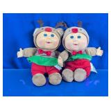CPK Cabbage Patch Kids Reindeer Plush Duo