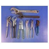 Mixed Pliers & Wrench Tool Assortment