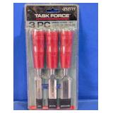 Task Force 3-Piece Wood Chisel Set