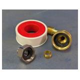 PTFE Thread Seal Tape and Brass Fitting