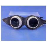 Vtg 1930's Welding Dark Goggles