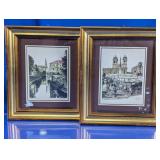 Framed Italian City Scene Art Prints