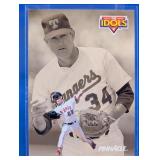 1992 PINNACLE IDOLS HOF NOLAN RYAN CARD