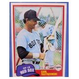 1981 TOPPS HOF CARL YASTRZEMSKI CARD