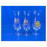 Clear Glass Keg Hurricane Glass Assortment
