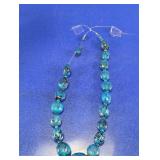 Faux Turquoise Bead Necklace