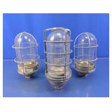 Industrial Vapor Tight Caged Light Fixtures