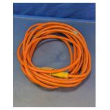 Orange outdoor extension cord