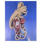 Rope Hoist Block and Tackle Pulley System