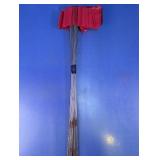Bundle of Red Surveying Wire Marking Flags