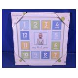 My First Year Monthly Baby Photo Collage Frame