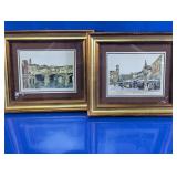 Framed Italian City Scene Art Prints