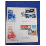 2 Vtg Apollo Soyuz First Day Covers