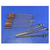 Wood-Handled Barbecue Fork and Skewer Assortment