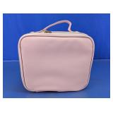 Pink Makeup Train Case Organizer
