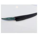 Damascus Steel Fixed Blade Knife w/Sheath