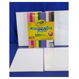 Crayola Paper & Stretched Canvas Art Lot