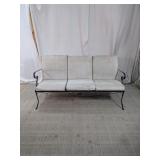 Wrought Iron Outdoor Sofa w/ Cushions