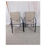 Modern Outdoor Patio Sling Chairs Duo