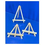 Mini Wooden Tabletop Display Easels Lot