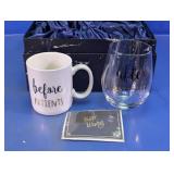 Patient Theme Mug, Wine Glass & Gift Box