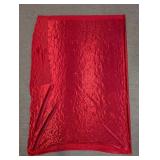 Red Fabric Panel