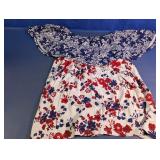 Woman Within Floral Off-The-Shoulder Top