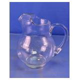 Clear Glass Beverage Pitcher