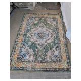 Bohemian Medallion Green Area Rug