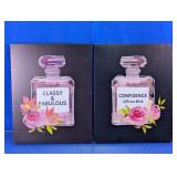Classy & Fabulous Perfume Wall Art
