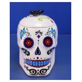 Day of the Dead Skull Cookie Jar