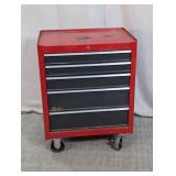 Red Rolling Tool Chest Cabinet