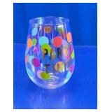 Party Time Stemless Wine Glass