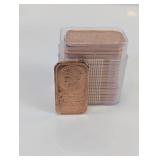 1 oz .999 Fine Copper Bar Lot