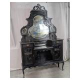 Ornate Mirrored Sideboard Buffet