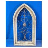 Arched Wood Scroll Wall Decor