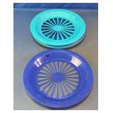 Reusable Plastic Paper Plate Holder Assortment