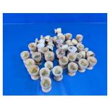 Wooden Egg Cups Lot