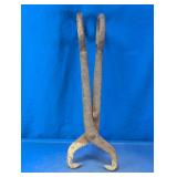 Heavy-Duty Iron Log Lifting Tongs