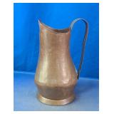 Handcrafted Copper Pitcher With Handle