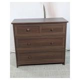 Dark Brown 4-Drawer Chest