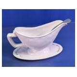 Gravy Boat & Gravy Train Spoon Set