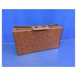 Brown Cassette Tape Carrying Case