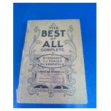 Vintage "The Best of All" Hymnal Book