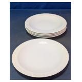 White Embossed Dinner Plate Assortment
