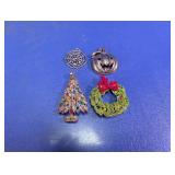 Vintage Holiday Pin & Charm Lot