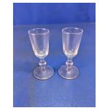 Miniature Stemmed Glass Barware Set