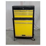 Yellow And Black Rolling Tool Chest